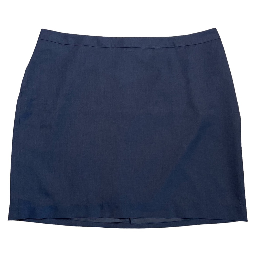 Doc & Amelia Navy Recycled Polyester Skirt.  Size 24W